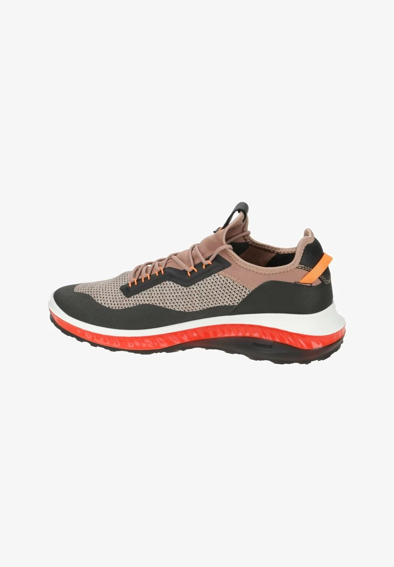 ECCO Sneaker Low - Hellbraun Schwarz Beige Orange 3 ECCO Sneaker Low - Hellbraun Schwarz Beige Orange