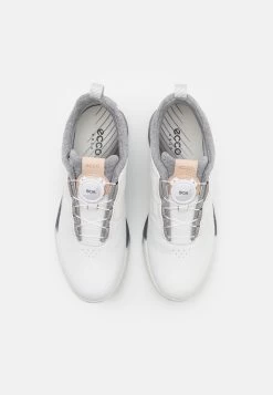 ECCO THREE BOA - Golfschuh - White/silver Grey -Ecco Schuhhimmel 3de17fde9b5c4cf7a734e1ea9f2707d5