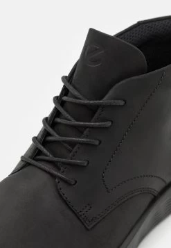 ECCO LITE HYBRID MID CUT - Sportlicher Schnürer - Black -Ecco Schuhhimmel 656c6513d947483882238c2e614265fe