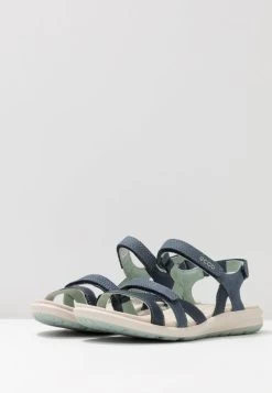 ECCO CRUISE II - Trekkingsandale - Marine/ice Flower -Ecco Schuhhimmel 79852f6a13f54b23805076ee5638e6f4