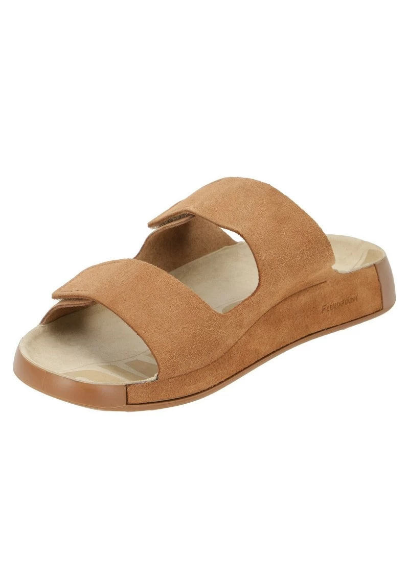 ECCO 2ND COZMO -PAN - Pantolette Flach - Hellbraun/beige 4 ECCO 2ND COZMO -PAN - Pantolette Flach - Hellbraun/beige – Bild 2